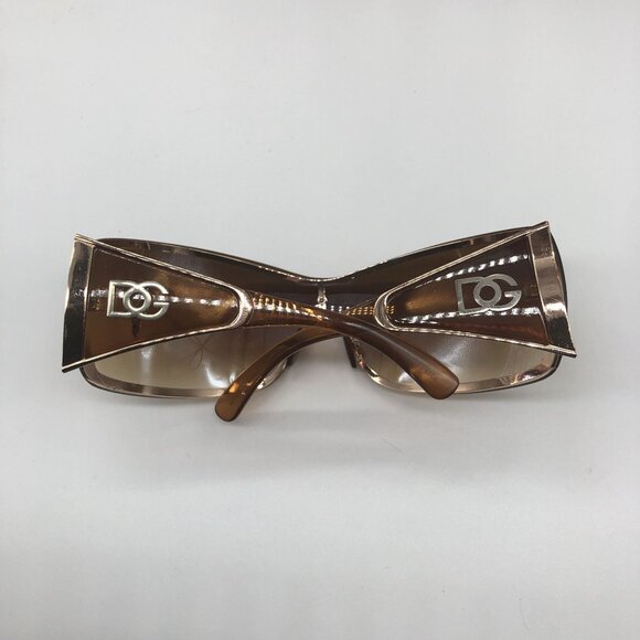 Womens Oversized Fashion Sunglasses Brown Frame Gradient Lenses UV400 Protection - Picture 3 of 6